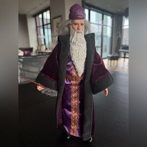 Mattel Harry Potter Albus Dumbledore Collectible Figure with Robe and Wand